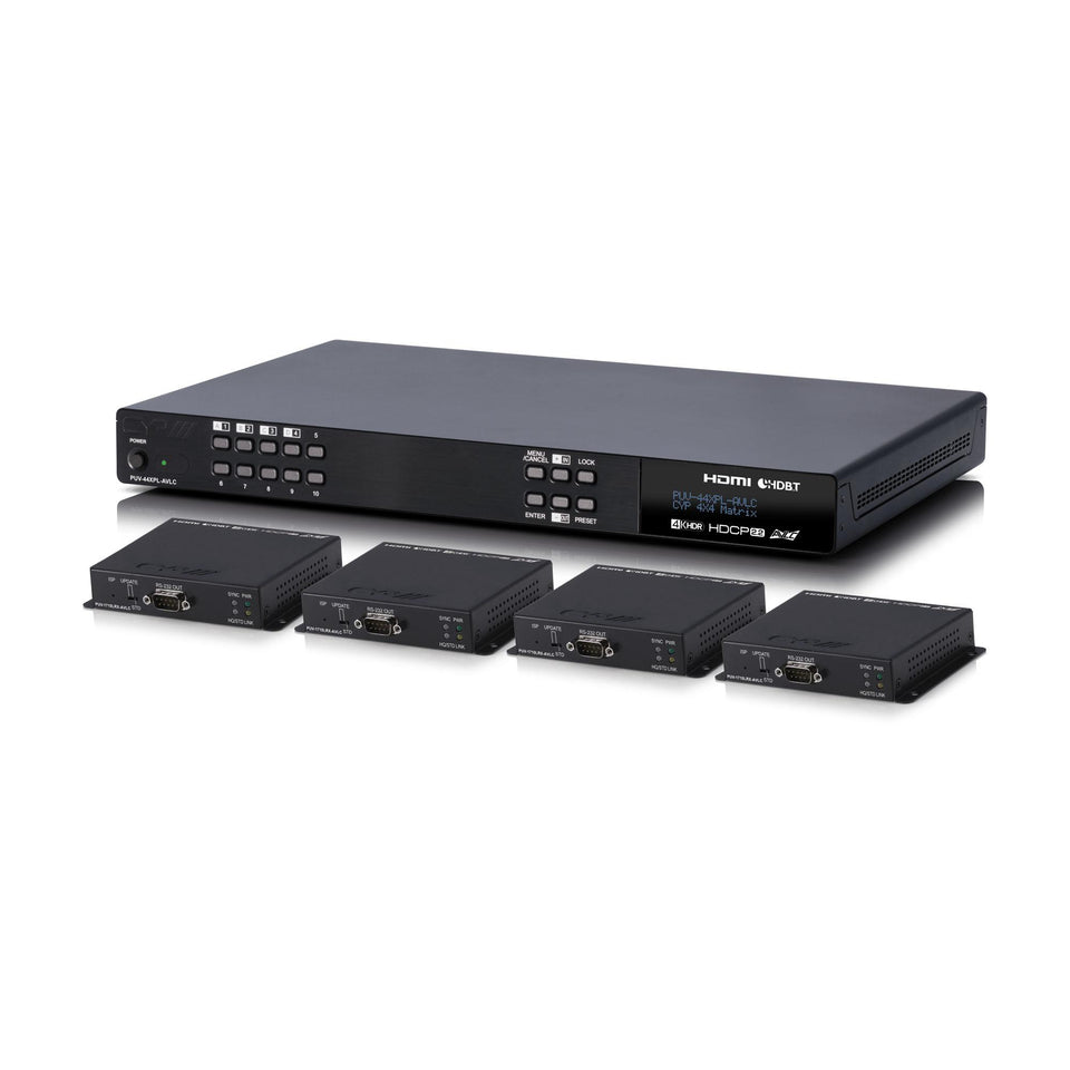 CYP PUV-44XPL-AVLC-KIT 4x4 HDMI HDBaseT™ LITE Matrix