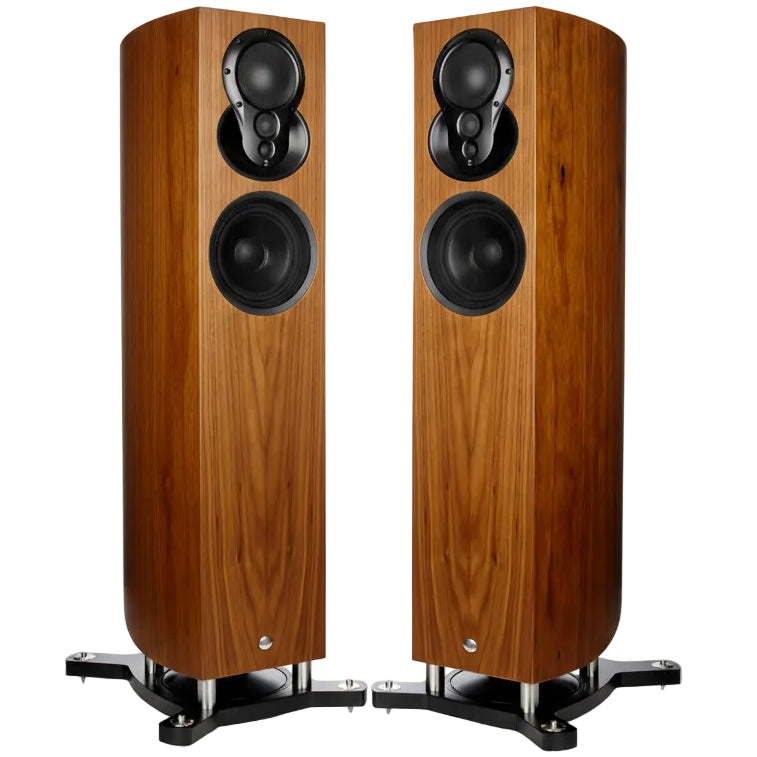 Linn Akubarik Exakt Organik - High Goss Walnut (pair)