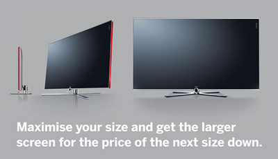 Free size up on Loewes best selling Individual TV