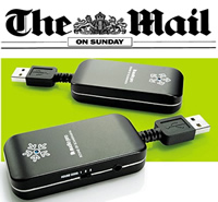 stoneaudio and Audio Pro featured in the weekends Mail on Sunday newspaper