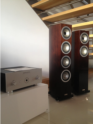 Tannoy Precision Loudspeakers on dem