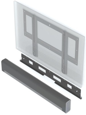 Flexson Flat to Wall Mount for Sonos PLAYBAR and TV