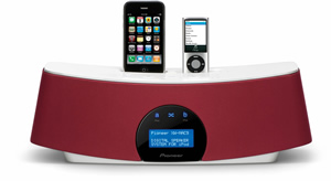 Pioneer XW-NAC3-R (XWNAC3R) Double iPod Speaker System