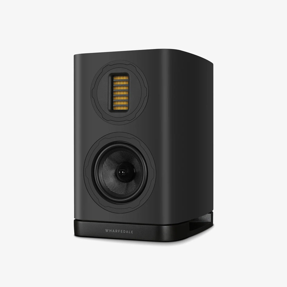 Wharfedale EVO 5.1 (Black) - Front angle, no grille 
