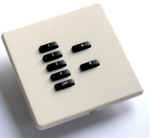 Rako WLF-070 (WLF070) 7 Button Hidden Fixing Faceplate for WCM-070