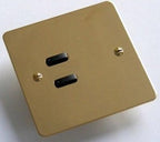 Rako WVF-020 (WVF020) 2 Button Flat Faceplate for WCM-020