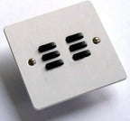 Rako WVF-060 (WVF060) - 6 Button Flat Faceplate for WCM-060