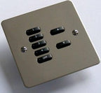 Rako WVF-070 (WVF070) 7 Button Flat Faceplate for WCM-070
