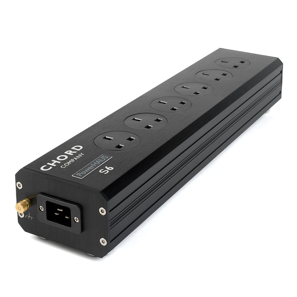 Chord PowerHAUS S6 -  Mains Power Block with 6 UK Mains Sockets