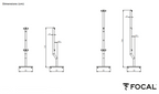 Focal On Wall 300 Stands (pair)