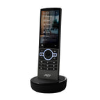 RTI ISR-4 Touch Screen Wi-Fi Programmable Remote in its charging base