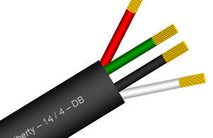 Liberty 14-4C-DB Direct Burial Speaker Cable