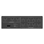 AudioQuest Niagara 5000 Rear connection Panel for 11 UK 13amp Plugs - 3 High Current sockets for amplifiers or large power supplies. 8 filtered sockets