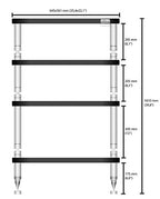 solidsteel HF-4 (HF4) High-End Audio Rack