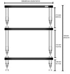 solidsteel HP-3 (HP3)  Prestige Ceramic Audio Racks