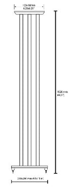 solidsteel NS-10 (NS10) Hi-fi Speaker Stands