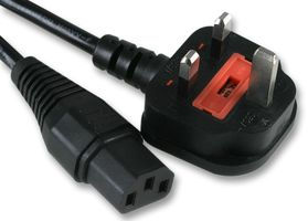 Mains Cable - UK Plug to 10A IEC Socket