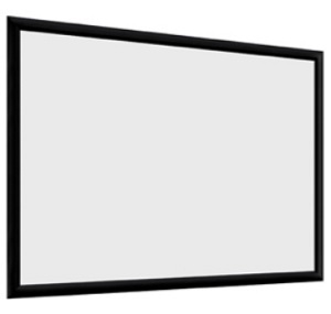 Beamax A-Velvet Fixed Frame Projector Screen - Matt White & Black Back