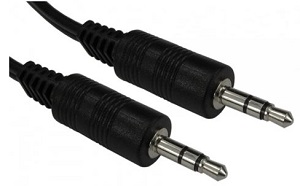 Lithe Audio 01271 3.5mm Jack to Jack shielded Cable