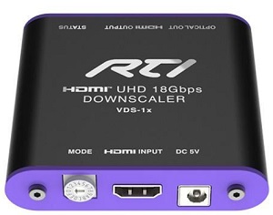 RTI VDS-1x (VDS1X) HDMI UHD 18Gbps Downscaler