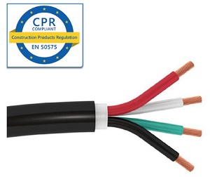 SCP Direct Burial Gel Speaker Cable 4C/14AWG