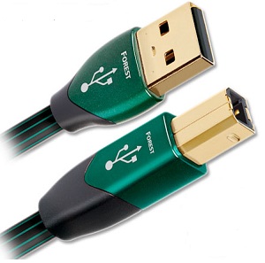 audioquest USB Forest Type A-B Plug - Digital Audio Cables