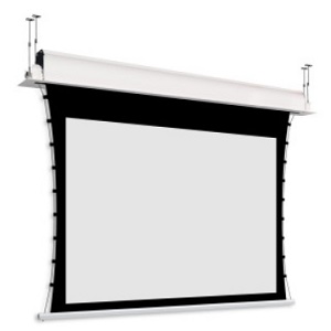Beamax In-Ceiling Tensioned Projection Screens Matt White & Black back