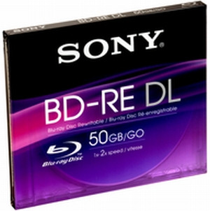 Sony BNE50B Dual Layer Re-Writable Blu-ray Disc