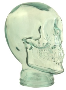 Glass Skull - Headphone Stand