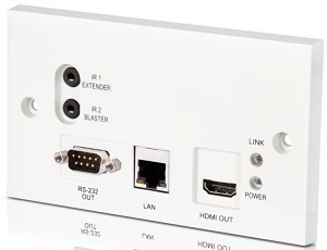 CYP PU-507WPRX (PU507WPRX) 5-Play HDBaseT Wall Plate Receiver