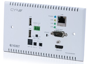 CYP PUV-2010RXWP (PUV2010RXWP) - 2.0 Slimline Wall Plate Receiver