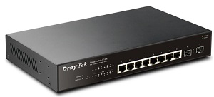 DrayTek P1092 VigorSwitch 8 port PoE