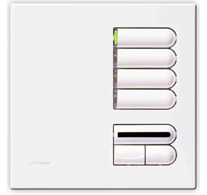 Lutron GRAFIK Eye EGRX-4S-IR - European 4-Scene Selector IR