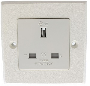 Furutech FP-1363-S (FP1363S) UK Mains Single Wall Socket