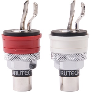 Furutech FP-901(R) (FP901R) Rhodium High End Performance RCA sockets