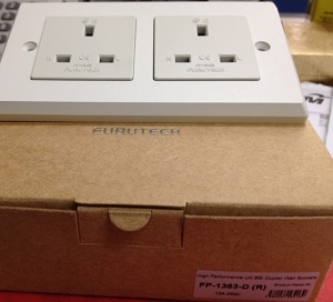 Furutech FP-1363-D (FP1363D) UK Mains Double Wall Socket