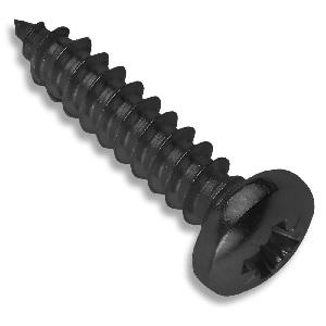 Linn (MECH 072/2) No.6 X 3/4 POZI RND Woodscrew Black Zinc