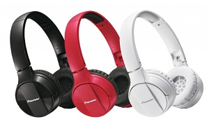 Pioneer SE-MJ553BT (SEMJ553BT) Foldable Wireless Bluetooth Headphones