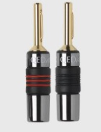 QED Airloc 4mm Metal Banana Plug