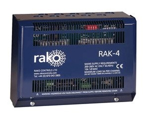 Rako RAK-4T (RAK4T) 4 Channel Railing Edge Dimming Rack 