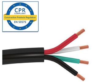 SCP 14/4 Speaker Cable OFC Indoor/Outdoor Cable - Black