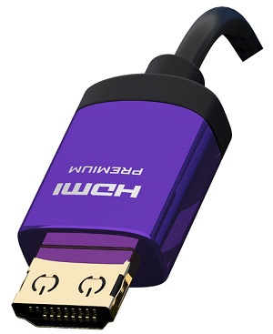 SCP Premium Cert HDMI 4K Violet Cable