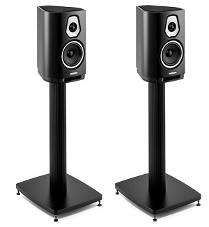 Sonus Faber Sonetto Stand dedicated to Sonetto I and Sonetto II.