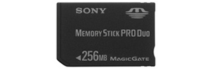 Sony MSX-M256S Memory Stick Pro Duo - 256MB