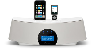 Pioneer XW-NAC3-W (XWNAC3W) Double iPod Speaker System