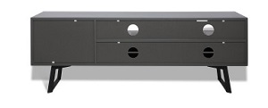 Alphason Carbon TV Stand 1600mm rear