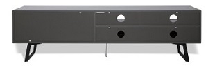 Alphason Carbon TV Stand 2000mm rear