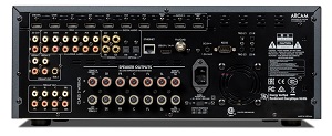 Arcam AVR390 AV Receiver rear