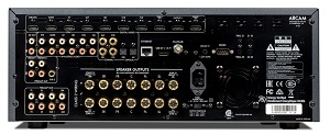 Arcam AVR850 Receiver back