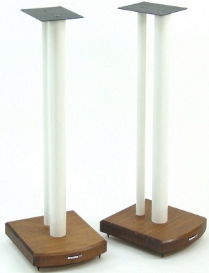 Atacama Moseco 7 Speaker Stands (Pair) - White Dark Bamboo